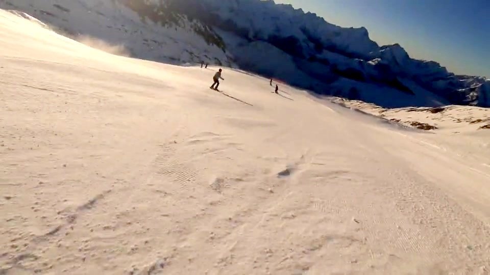 Glisse fabuleuse et un bon gla&ccedil;age !