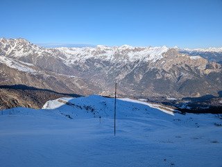 La bise de bonne ann&eacute;e 