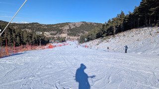 Greolieres : bien vivant, neige au top 