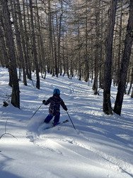 La poudreuse est toujours l&agrave; !