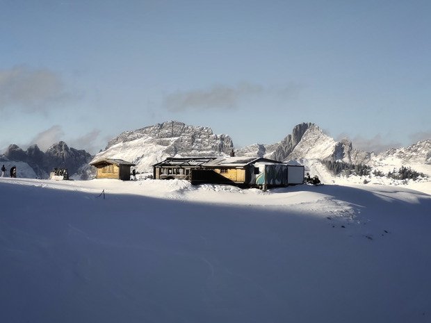 Une petite couche de neige fraiche appr&eacute;ciable