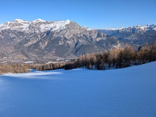 Soleil et pistes impeccables