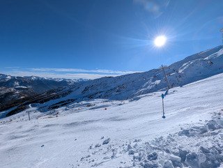 Soleil et pistes impeccables