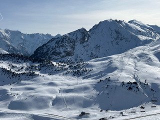Beau temps belle neige &agrave; l'Alpe du Grand Serre