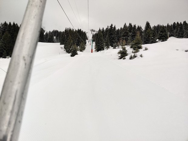 Test neige au Collet