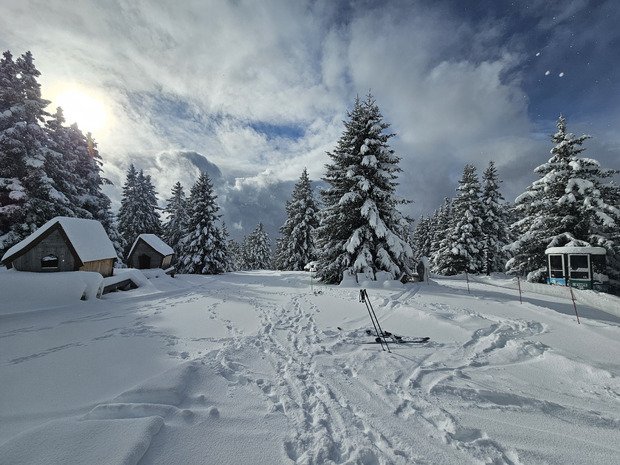 Chamrousse : neige fra&icirc;che