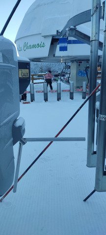 Encore de la pow mais un monde de fou sur la route