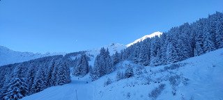 Encore de la pow mais un monde de fou sur la route