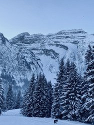 On &eacute;vite les grandes pentes 