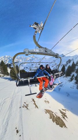 On continue l'apprentissage du snowboard 🏂 saison 2