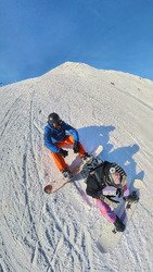 On continue l'apprentissage du snowboard 🏂 saison 2