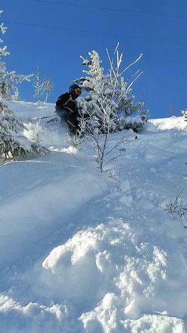 Poudreuse royale et Combe Charbonni&egrave;re plaisir !