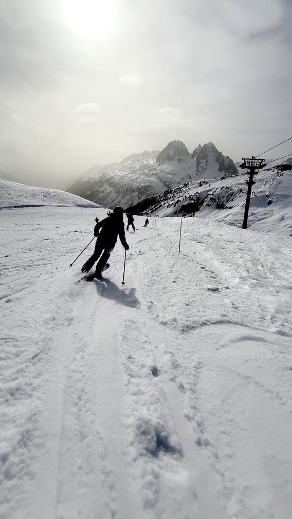 Sous le soleil et le siroco de Chamonix