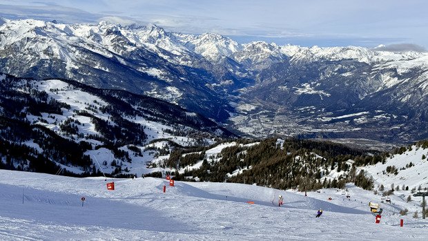 Super neige de piste Sur Risoul et Speed Master