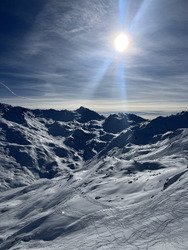 La neige &eacute;tait encore excellente et les pistes quasiment vides.