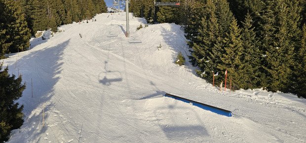 Chamrousse : perfect sunset snowpark