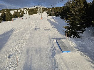 Chamrousse : perfect sunset snowpark