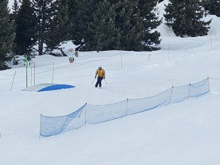 Chamrousse : perfect sunset snowpark