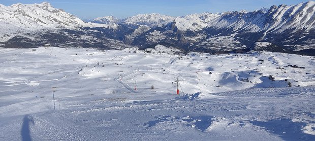 Tr&egrave;s bon ski ..et vent