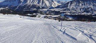 Tr&egrave;s bon ski ..et vent