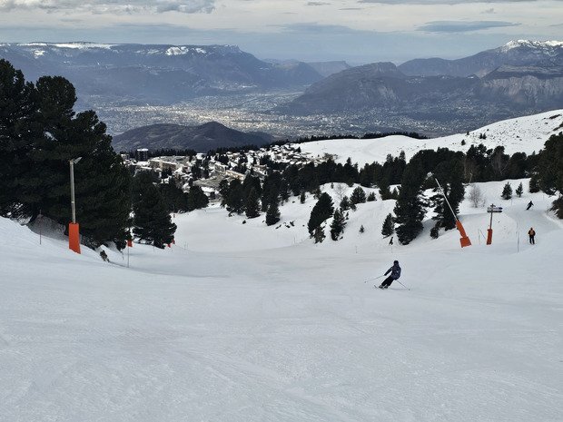 Chamrousse de haut en bas