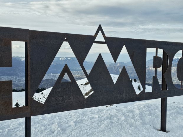 Chamrousse de haut en bas