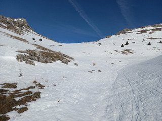 Manque de neige, mais sauvage, joli et vent&eacute; !