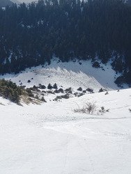 Manque de neige, mais sauvage, joli et vent&eacute; !