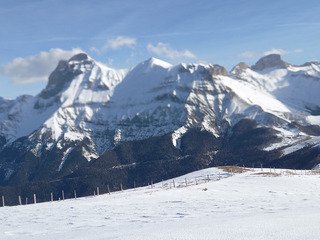 Manque de neige, mais sauvage, joli et vent&eacute; !