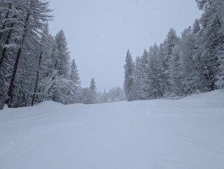 30cm de plaisir, 1300 m&egrave;tres de bonheur : grosse poudreuse &agrave; Puy Saint Vincent 