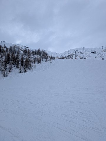 Blanc c'est blanc : tr&egrave;s bonne neige