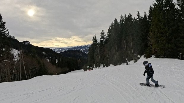 Pas de belles photos, mais de belles descentes