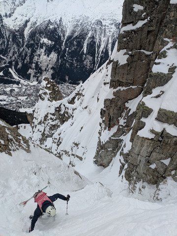 Couloir de l'ENSA et bricolage au Br&eacute;vent 