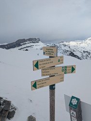 Couloir de l'ENSA et bricolage au Br&eacute;vent 