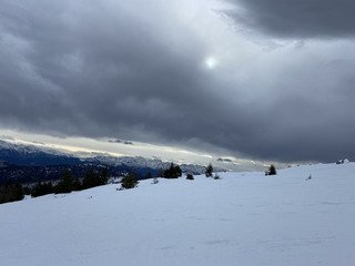 Neige de printemps avant l&rsquo;heure
