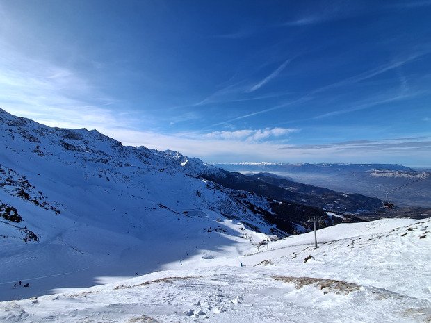 Un petit lundi tranquille sur les pistes 