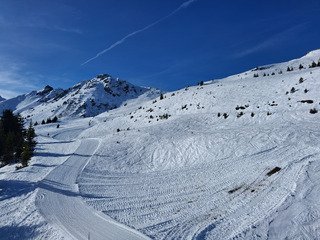 Un petit lundi tranquille sur les pistes 