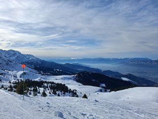 Un petit lundi tranquille sur les pistes 