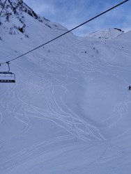 Le temps de tracer et puis s'en va 