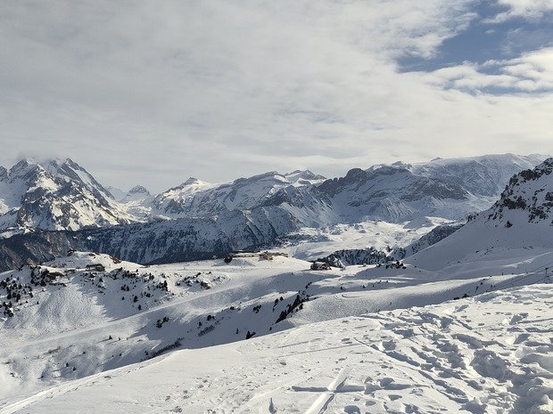 Col de la Loze neige en cours 