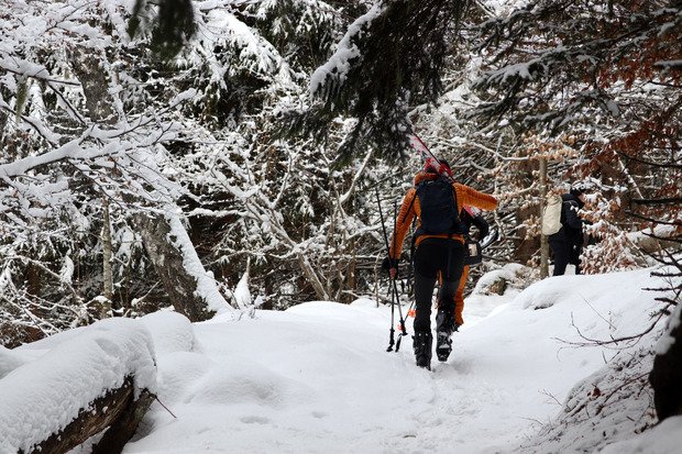 Bapt&ecirc;me Freeride sur les Aiguilettes des houches