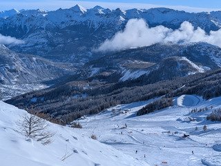 De la poudre, encore ! Du soleil et du froid. Magique.