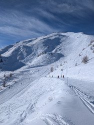 De la poudre, encore ! Du soleil et du froid. Magique.