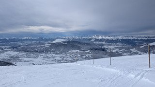 Bonne neige a l'Alpe du Grand Serre.