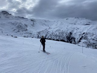 D&eacute;couverte des pistes avec mouvement de terrain 🥴🤭