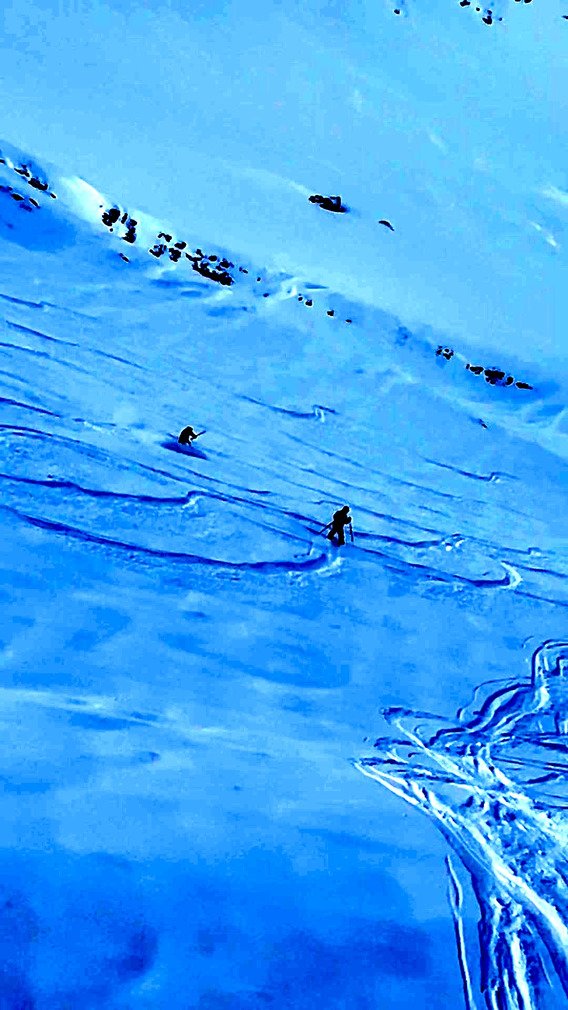 Retour poudreux &agrave; la Balme 