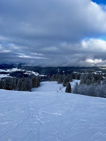 Froid et neige fra&icirc;che 