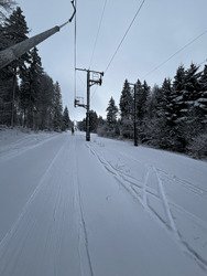 Froid et neige fra&icirc;che 