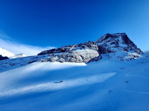 Bon freeride au dessus de 2300 m