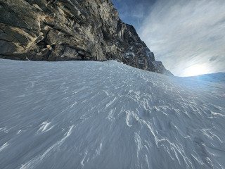 Bon freeride au dessus de 2300 m